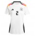 Germany Antonio Rudiger #2 Replica Home Shirt Euro 2024 Short Sleeve